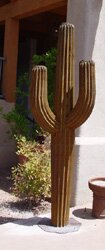 "7 ft Saguaro, Rusty" - Metal & Steel Sculpture by Eric Richard Cactus