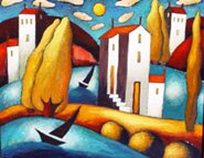 "The Mountains Murmur" - Artwork by Slava Tch, A Featured Artist at the Lanning Gallery [Sedona, Arizona]